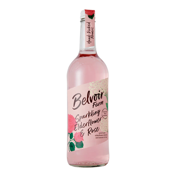 Belvoir Sparkling Elderflower and Rose (750ml) Glass Bottle