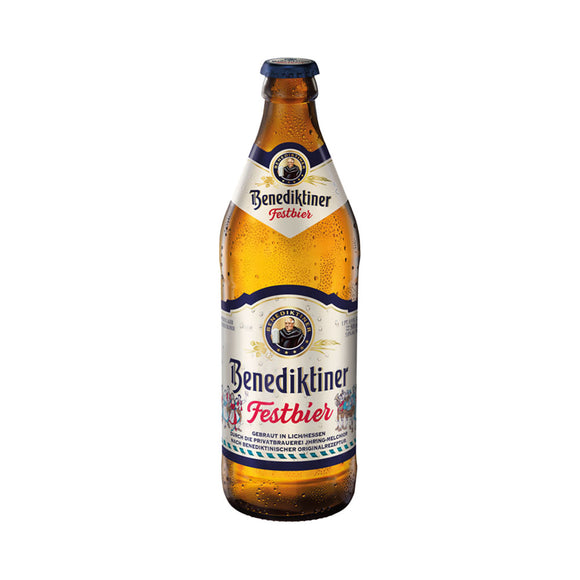Benediktiner Festbier 5.8% ABV Pale Lager 500ml Bottles