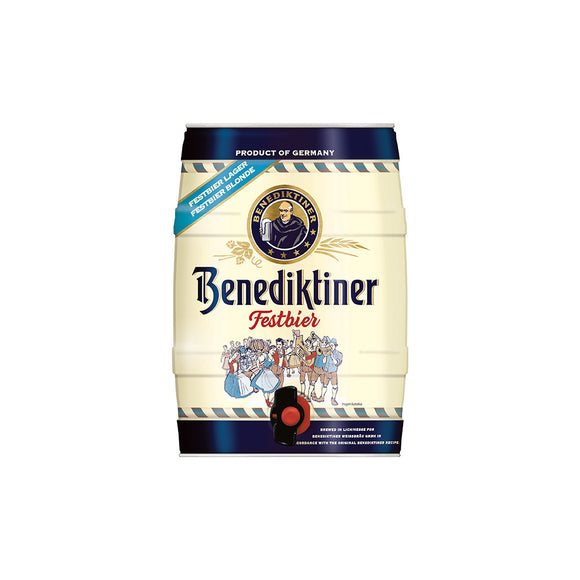 Benediktiner Festbier 5.8% ABV Blonde Lager Mini Keg  - 5 Litre