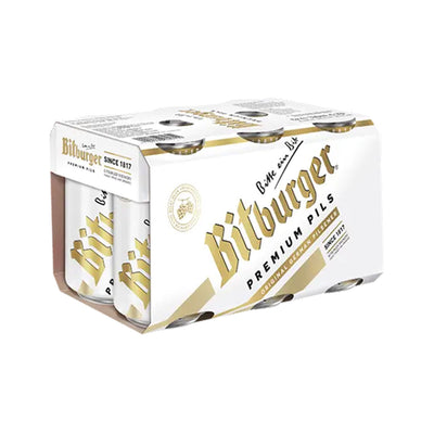 Bitburger Premium German Pils 4.8% - 330ml Cans