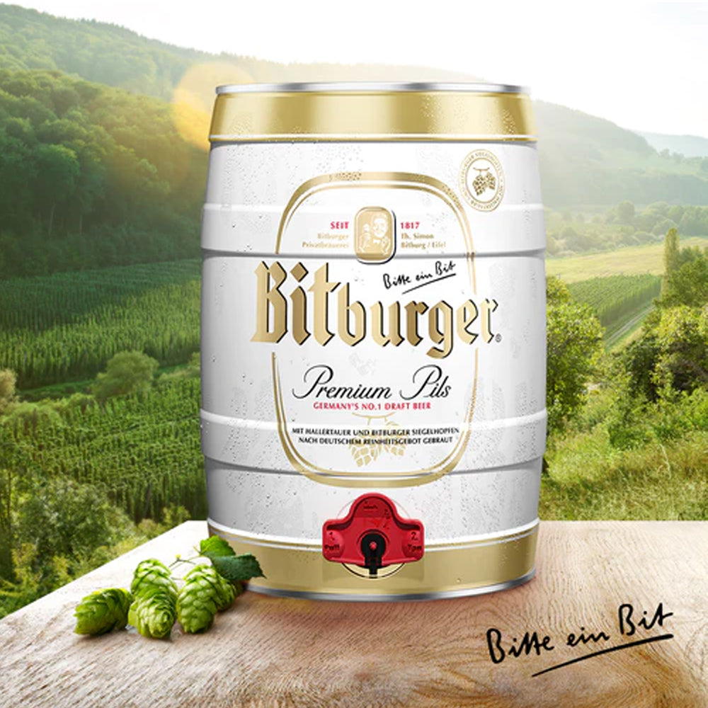Mini Keg Pair | Bitburger Premium German Pils 4.8% & Adnams Old Ale 4.1% | 2 x 5L Mini Kegs