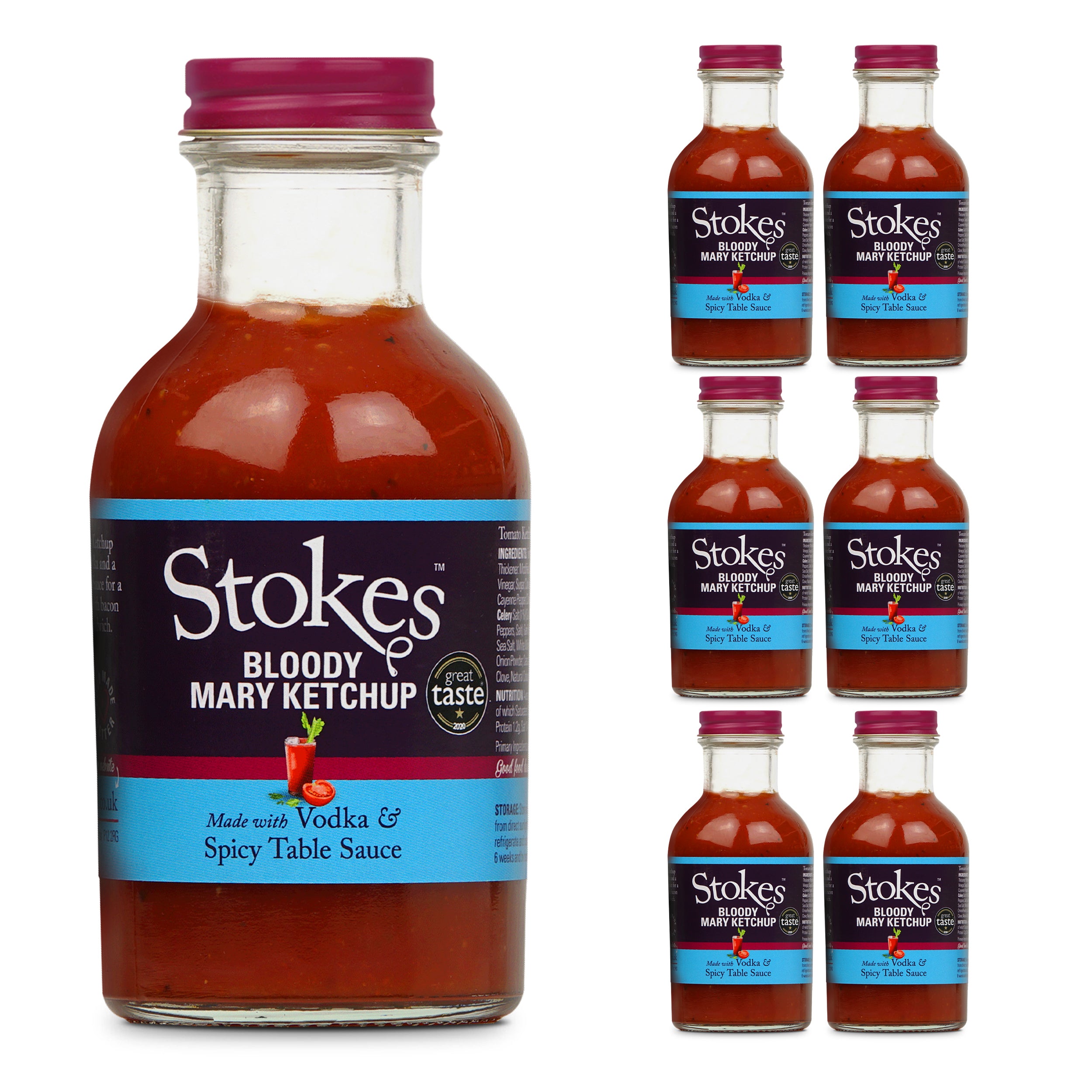 Stokes Bloody Mary Tomato Ketchup Chase Vodka 300g