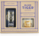 Blind Tiger - Piper Cubeba Gin and Candle, 47% ABV, 50cl - Bottle Gift Pack with Scented Candle-1