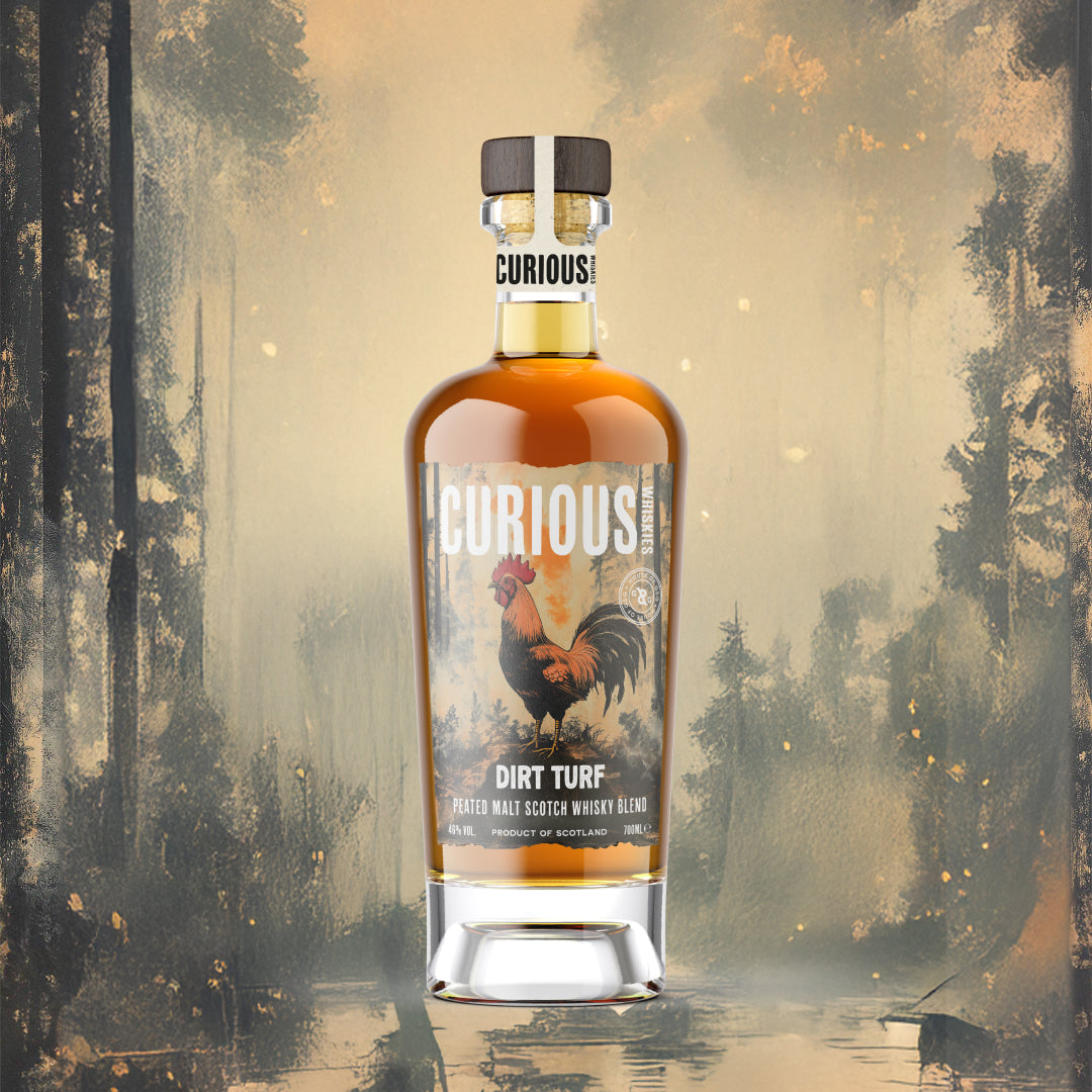 Curious Whiskies - Dirt Turf Islay Peated Malt Scotch Blend ABV 46% 70cl