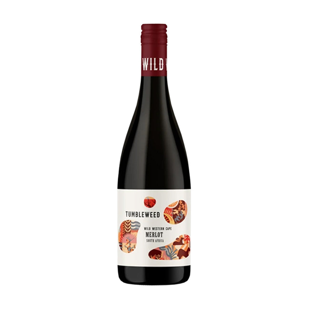 Bruce Jack Wines – Tumbleweed Wild Western Cape 13% ABV South African Merlot 75cl