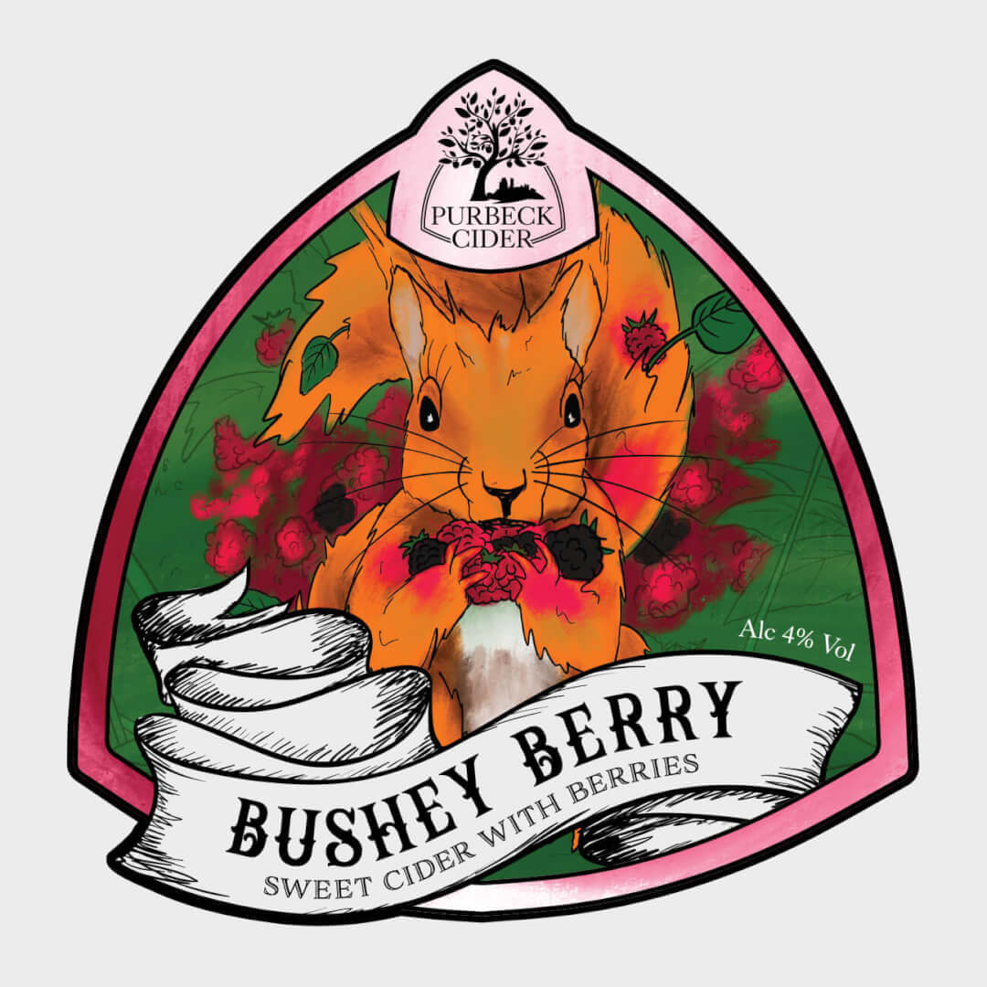 The Purbeck Cider Company – Bushey Berry Autumn Cider Pouch 3 Litre