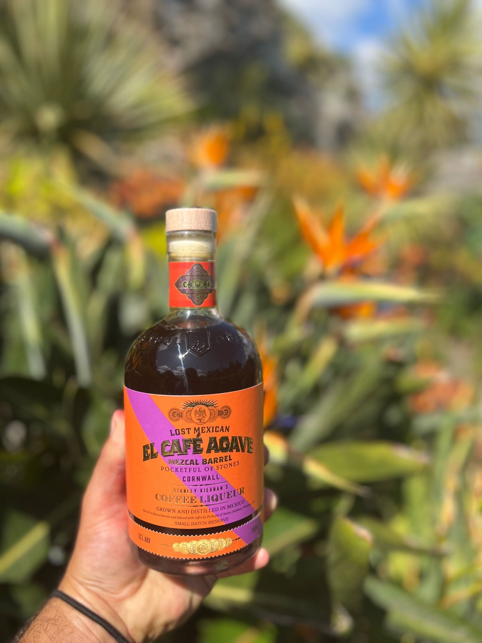 Pocketful of Stones – Lost Mexican Mezcal Barrel 35% ABV El Café Cornish Agave Coffee Liqueur 70cl