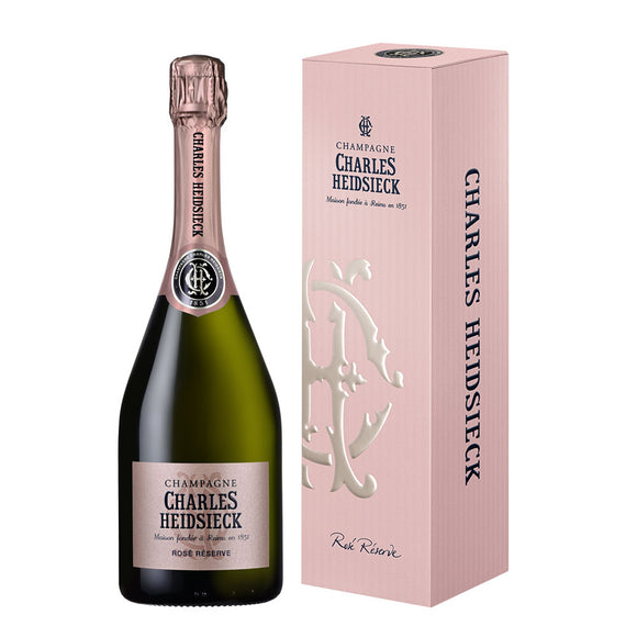 Charles Heidsieck, 12% ABV Rosé Réserve (Gift Box) 75cl