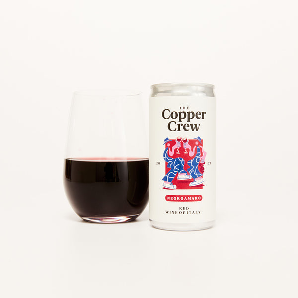 Copper Crew Red Wine in a Can Negroamaro 187ml