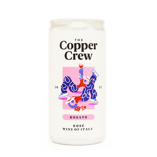 Copper Crew Rose Wine in a Can Rosato 187ml
