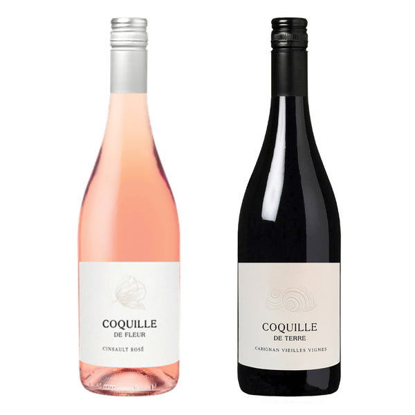 Coquille de Pair – Coquille de Fleur Cinsault Rosé & Coquille de Terre Old Vines Carignan