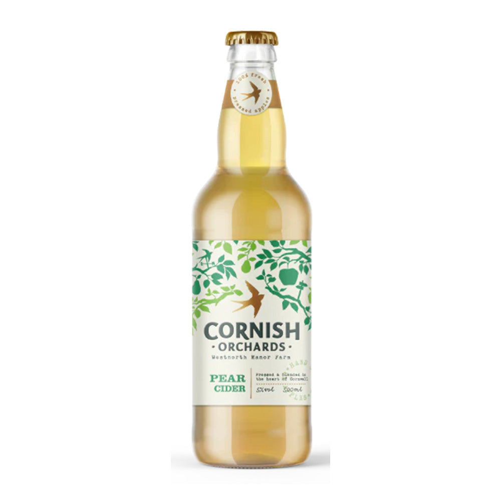 Cornish Orchards Pear Cider 50cl Glass Bottle | Twelve Green Bottles Wine