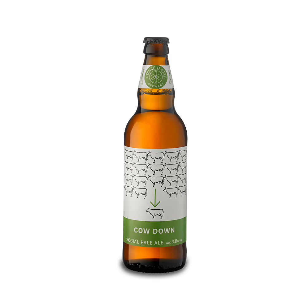 Stone Daisy Brewery Cow Down Social Pale Ale 500ml Glass Bottle