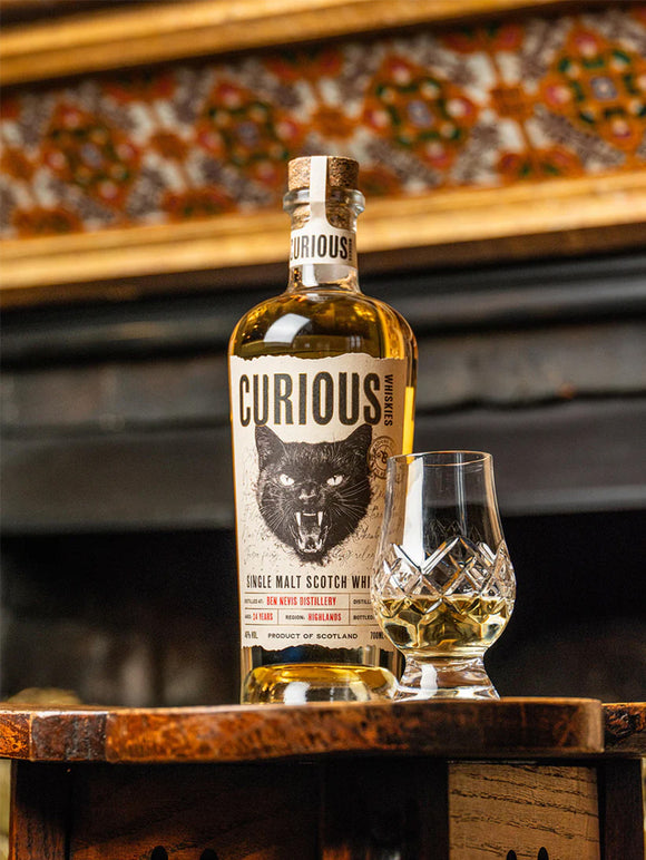 Curious Whiskies | Ben Nevis & Dirt Turf | Single Malt & Peated Blended Malt Whisky Bundle | 46% ABV | 2 x 70cl