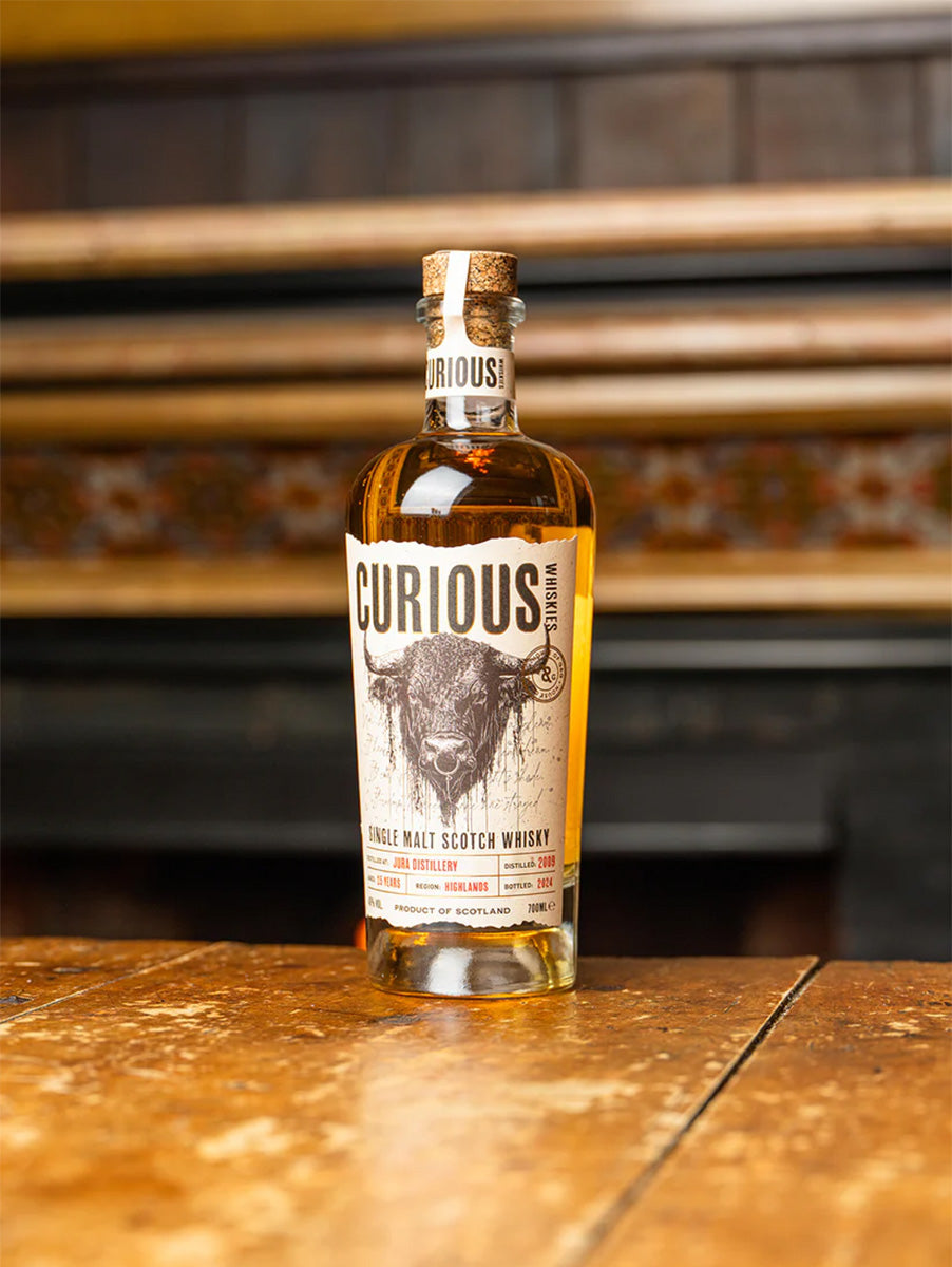 Curious Whiskies | Jura & Dirt Turf | Single Malt & Peated Blended Malt Whisky Bundle | 46% ABV | 2 x 70cl