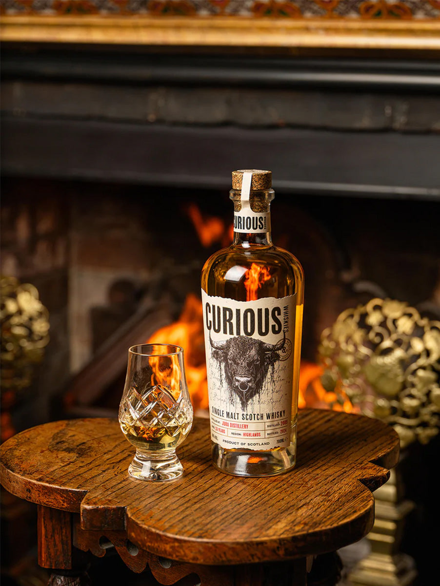 Curious Whiskies | Ben Nevis, Jura & Dirt Turf | Single Malt & Peated Malt Whisky Set | 46% ABV | Highland & Islay Whisky | 3 x 70cl