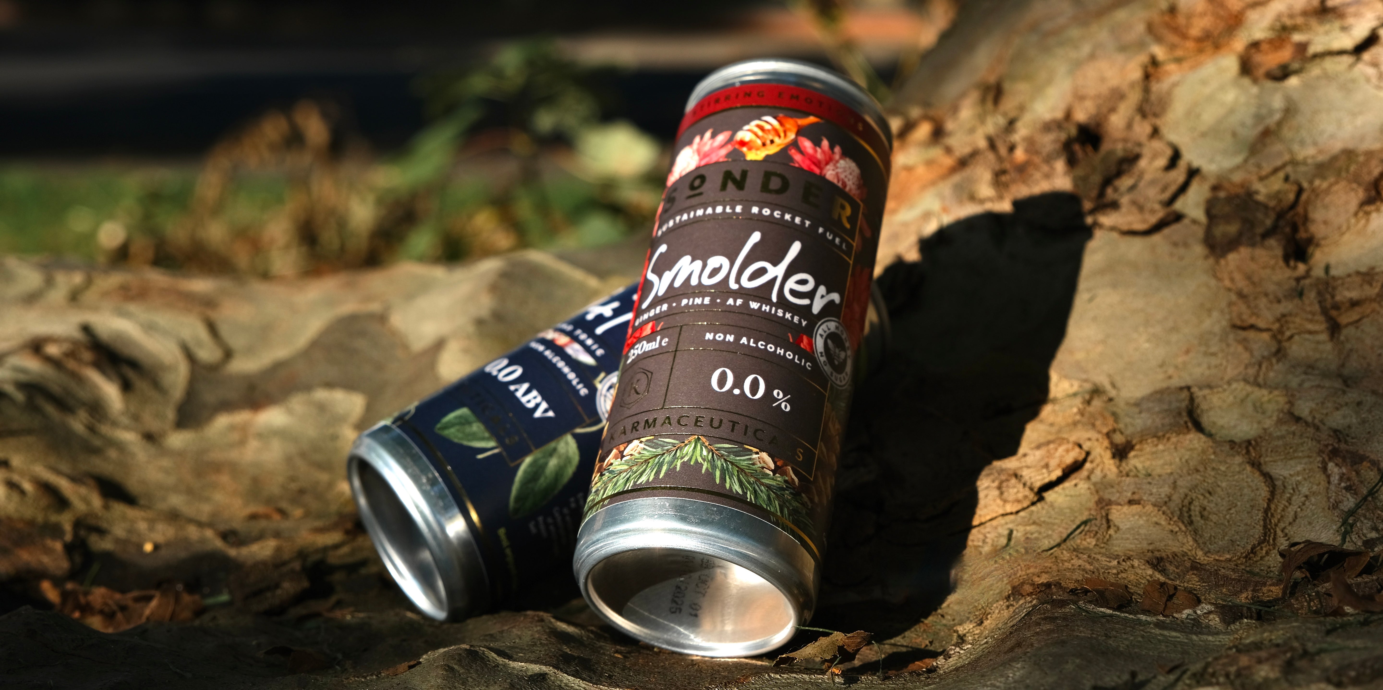 Karmaceuticals – Sonder Social Battery Booster 0% ABV – Smolder Cocktail Cans