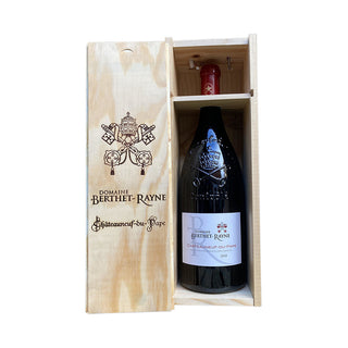 Domaine Berthet Rayne Chateauneuf du Pape AOC Magnum in Wooden Presentation Box