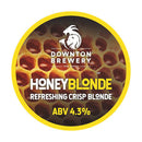 Downton Brewery – 4.3% ABV Honey Blonde 500ml Glass Bottle-3