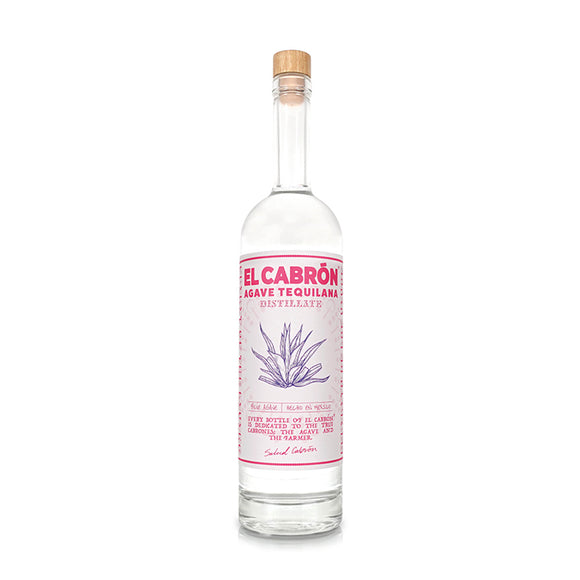 El Cabrón Agave Tequilana Distillate 70cl - 38% ABV - Authentic Mexican Tequila