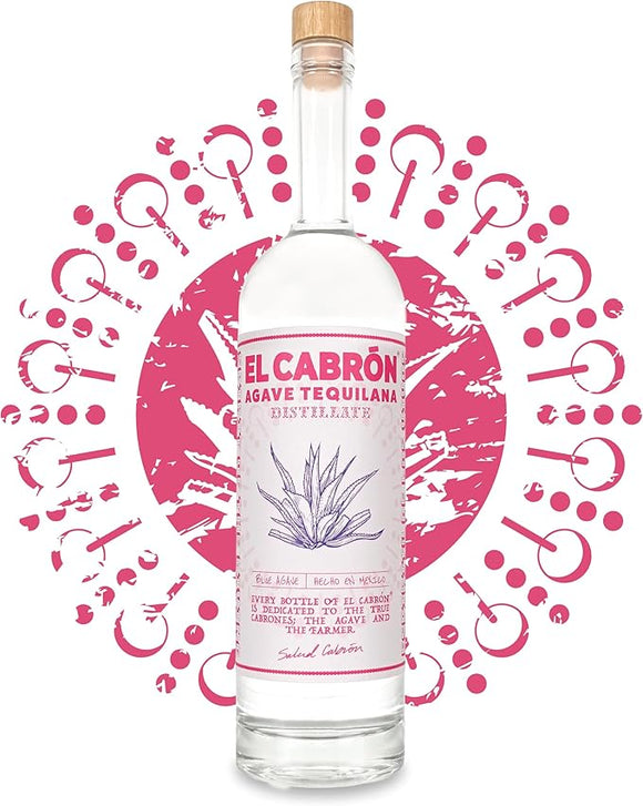El Cabrón Agave Tequilana Distillate 70cl - 38% ABV - Authentic Mexican Tequila