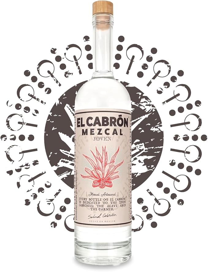 El Cabrón Mezcal Joven, Authentic Mexican Roasted Agave Distillate 70cl - 40% ABV