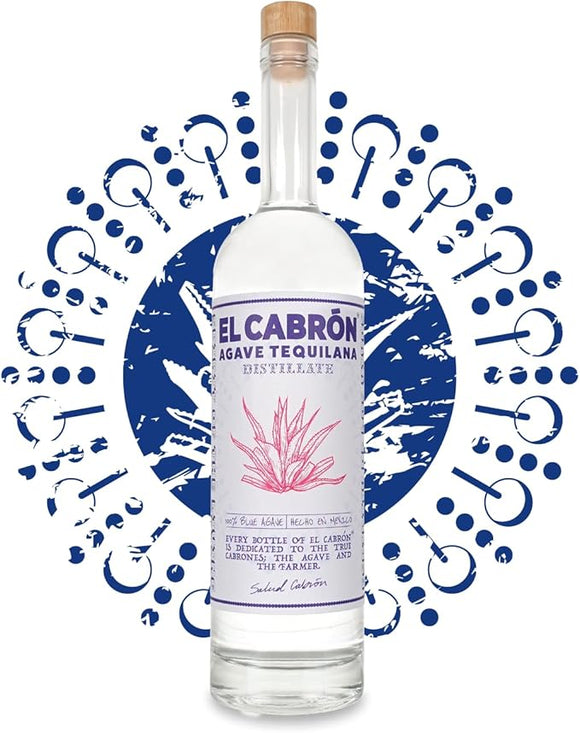 El Cabrón 100% Blue Agave Tequila 70cl - 40% ABV - Authentic Mexican Tequila