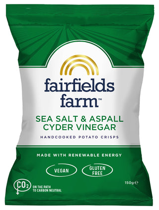 Fairfields Farm Crisps - Sea Salt  Aspall Cyder Vinegar 150g