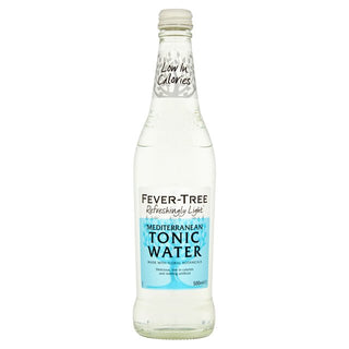 Fever Tree Light Mediterranean Tonic Water (500ml) Glass Bottle