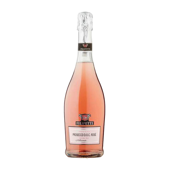 Filipetti 11% ABV Extra Dry Rosé Millesimato Prosecco DOC 75cl