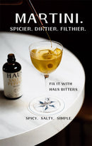 HAUS Bitters | Salt & Pepper | Fix it with HAUS | 46.8% Cocktail Seasoning 100ml-2