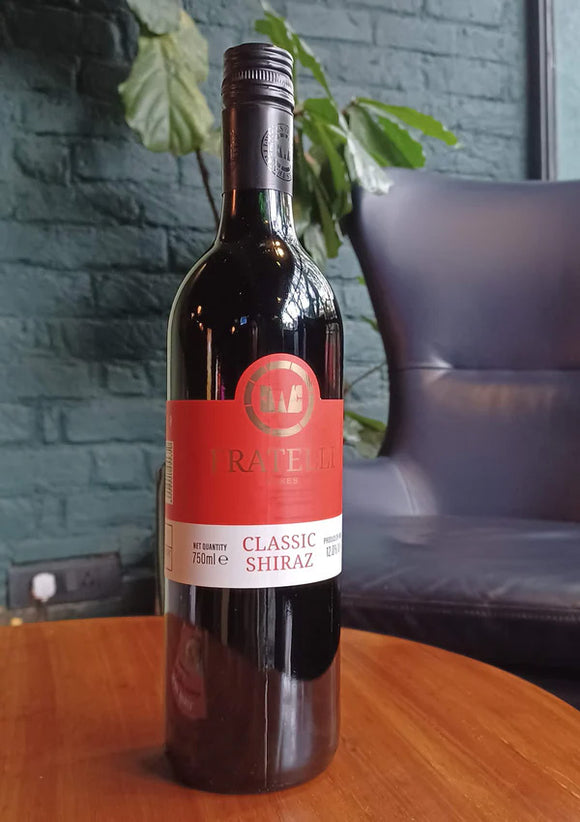 Fratelli Vineyards 12% ABV Classic Shiraz 75cl