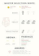 Fratelli Vineyards Master Selection White 12.5% ABV Chardonnay Sauvignon Blanc 75cl-3