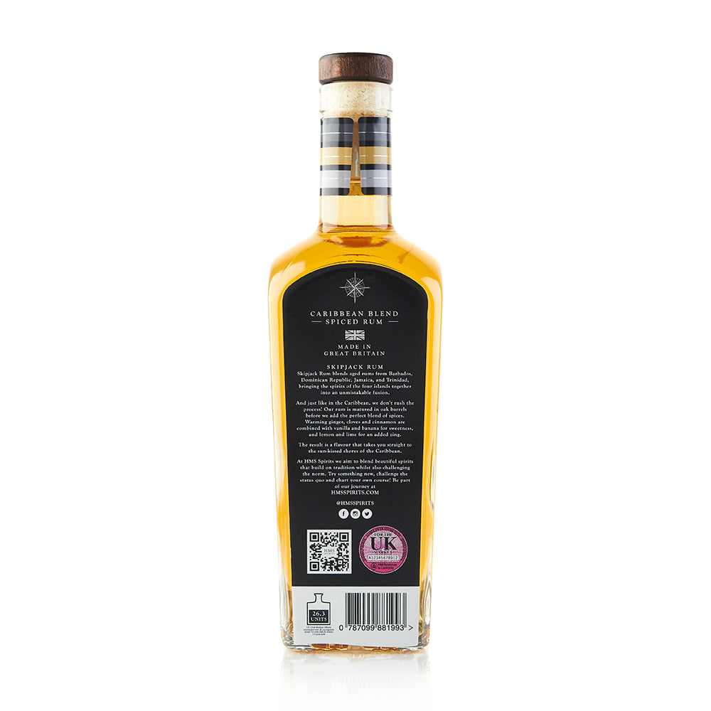 HMS Spirits – Skipjack Spiced Rum 70cl