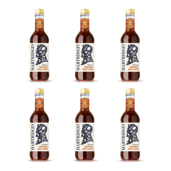 Hartridges Celebrated Root Beer (330ml) Glass Bottles