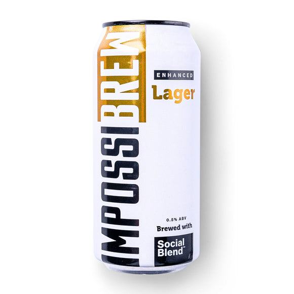 Impossibrew Enhanced Lager 0.5% 440ml Cans