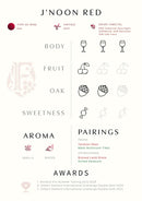 J’Noon Red from Fratelli Vineyards - 13.5% ABV Cabernet Sauvignon, Petit Verdot/Marcelan & Cabernet Franc-3