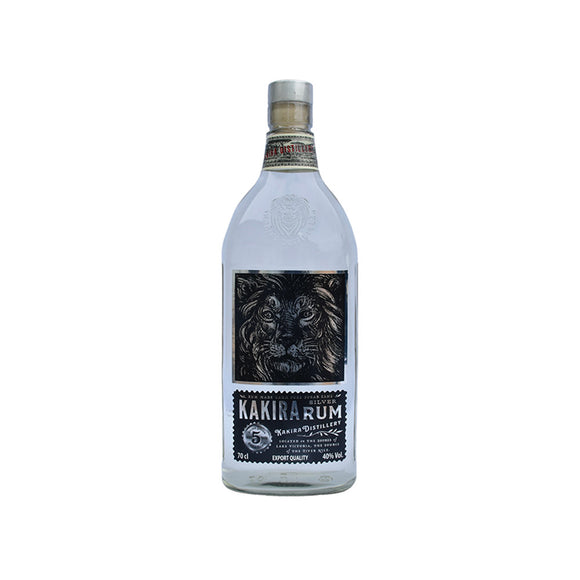 Kakira 40% ABV African Silver Rum Aged 5yrs