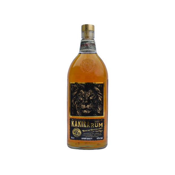 Kakira 43% ABV African Gold Rum Aged 7yrs