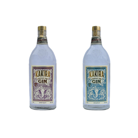 Kakira Gin Pair | African Dry Gin & Distiller’s Cut | Copper Pot Distilled | Handcrafted in Uganda