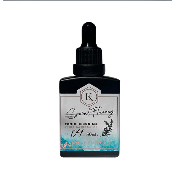 Karmaceuticals – Social Fluency  – Tonic Hedonism 30ml Dropper Bottle