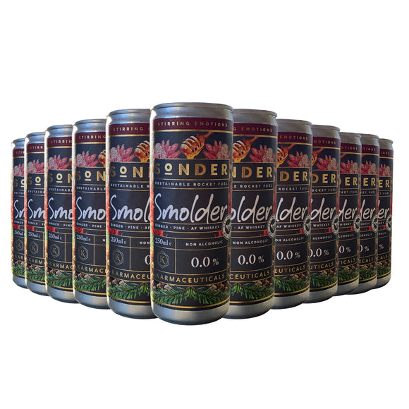 Karmaceuticals – Sonder G&T and Smolder Alcohol-Free Cocktail Cans Bundle - 12 of each - 0% ABV