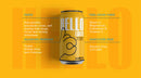 HELLO LAGER | British Helles-Style Lager | Alcohol Free 0.5% ABV | Tangy Lemon + Feel-Good Vibe Blend | Vegan & Gluten Free-3