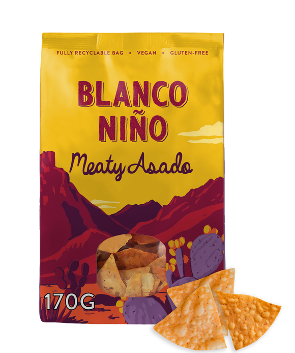Blanco Niño - Traditional Tortilla Chips – Meaty Asado - 170g