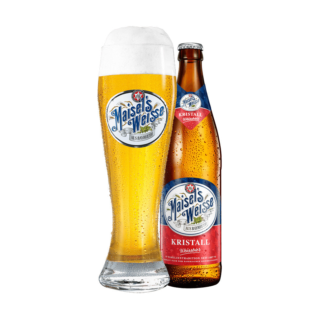 Maisels Weisse Kristall 5% ABV Weissbier 500ml Glass Bottle