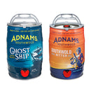 Adnams Mini Keg Pair | Ghost Ship 4.5% Citrus Pale Ale & Southwold Bitter 3.7% | 2 x 5L Mini Kegs-1