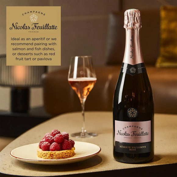 Nicolas Feuillatte 12% ABV Réserve Exclusive Rosé 75cl