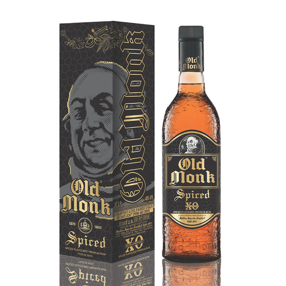 Old Monk – XO 40% ABV Spiced Rum 70cl in Gift Box