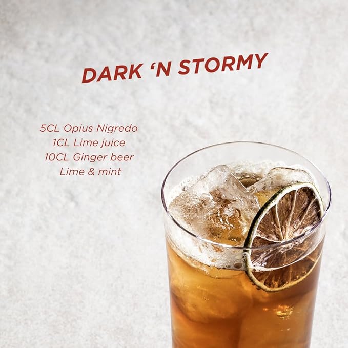 Opius Nigredo Non-Alcoholic Elixir, 50cl - Made with Artisanal Methods and Complex Botanical Blend