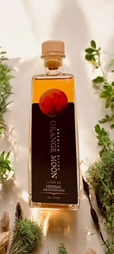Orange Moon 27% ABV Hierbas Mediterraneas 50cl